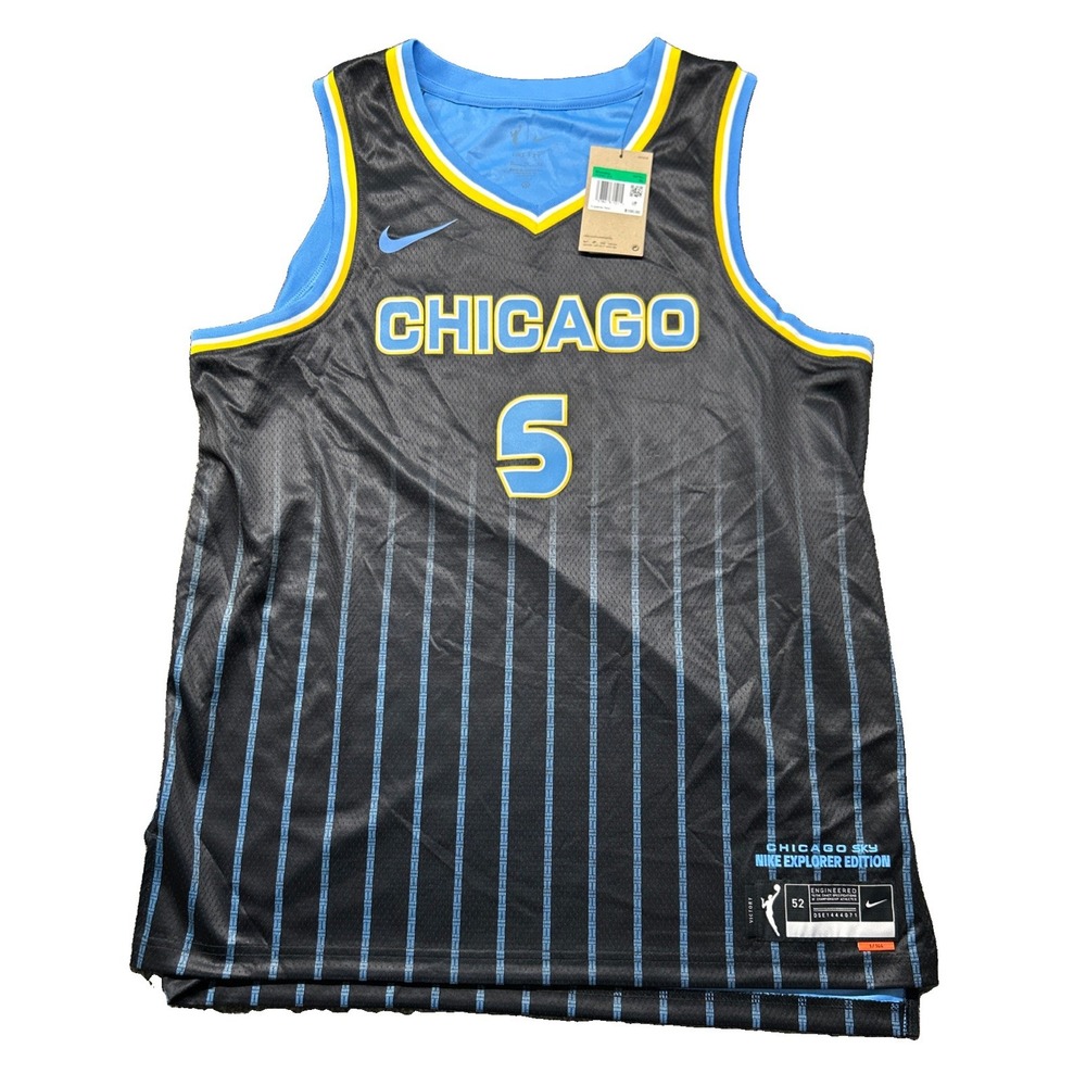 Nike Chicago Sky Angel Reese Jersey Women NBA XL Basketball DC9567-016 Black